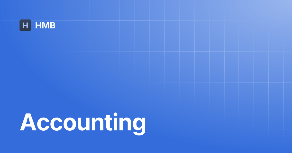 Accounting | HMB
